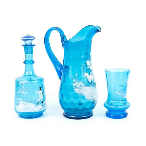 Штоф «Прошу пить» Кувшин и вазочка.