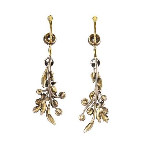 Серьги с бриллиантами и алмазами