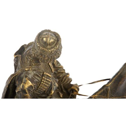Скульптура "Черкес табунщик с арканом". Лансере.