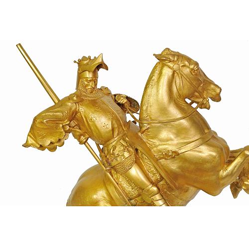 Скульптурная композиция "Святой Георгий и дракон"