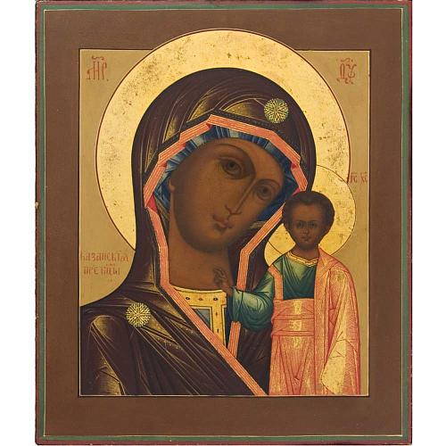Икона в окладе "Богоматерь Казанская".
