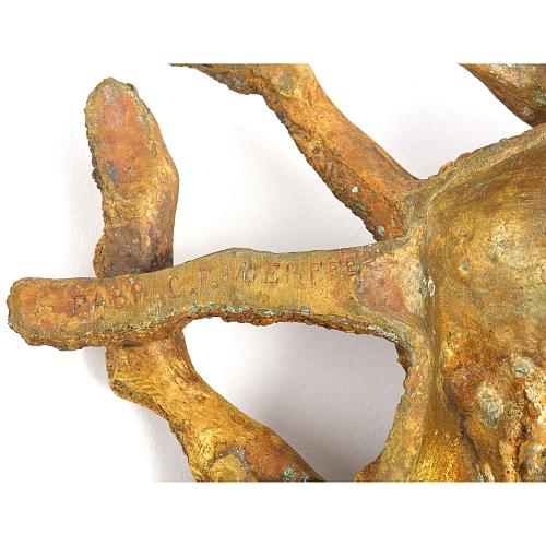 Пресс-папье "Добытый заяц". Н.И.Либерих