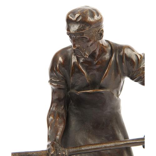 Скульптура "Сталевар". Georg Morin.