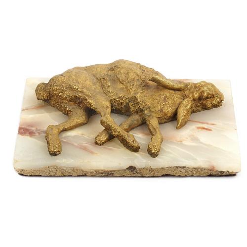 Пресс-папье "Добытый заяц". Н.И.Либерих