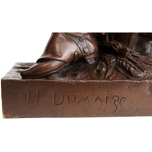 Парные скульптуры кабинетные «Перед битвой, волонтер 1792» и «После битвы, Гренадер 1792».