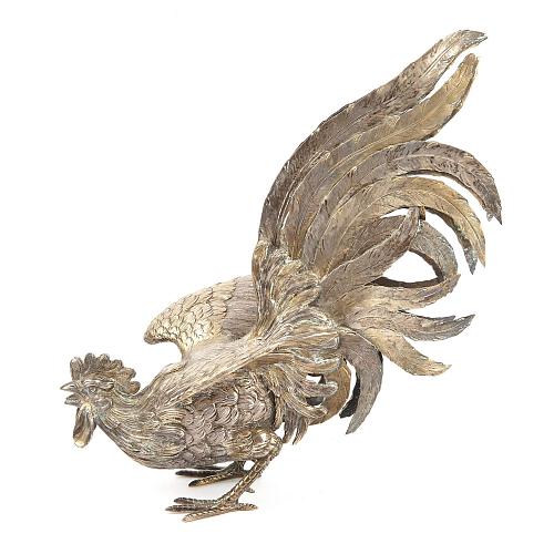 Интерьерное украшение "Петух с распростертыми крыльями".