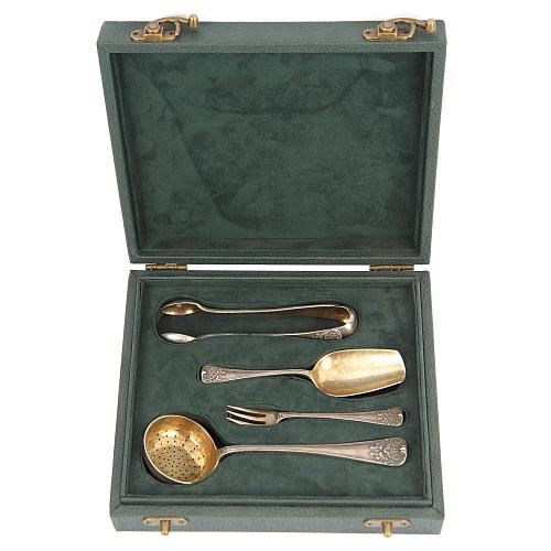 Набор сервировочный для чаепития. ФАБЕРЖЕ.