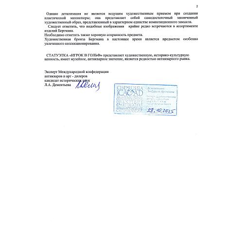 Экспертное заключение