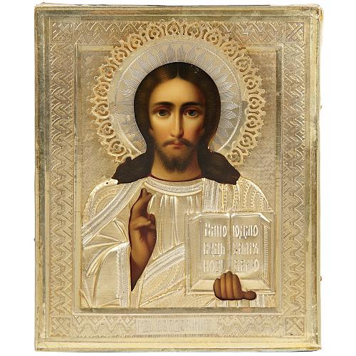 Венчальная пара «Спаситель и Богоматерь»