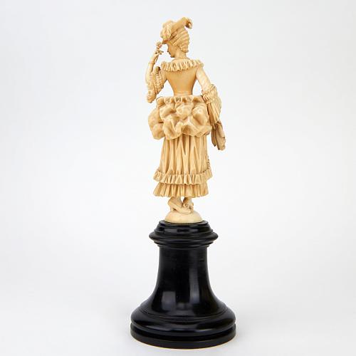 Парные статуэтки "Дама и кавалер".