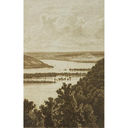 Офорт И.И.Шишкина «Царев Курган» 1886