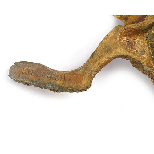 Пресс-папье "Добытый заяц". Н.И.Либерих