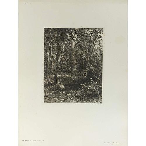 Офорт И.И.Шишкина «В Дубровнике» 1873