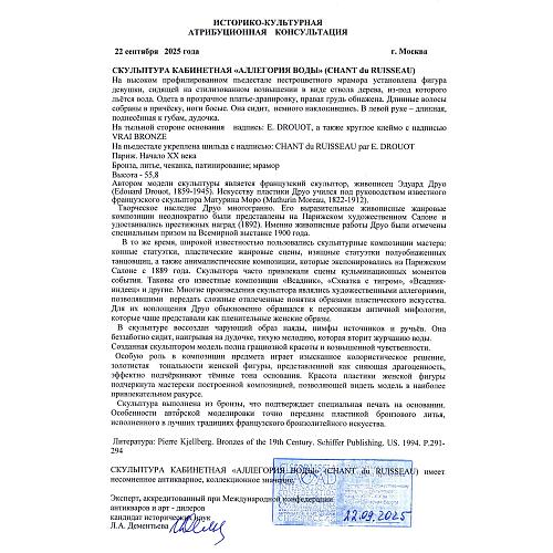 «Аллегория воды». Эдуард Друо.