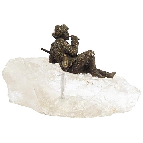 Пресс-папье "Отдыхающий охотник"