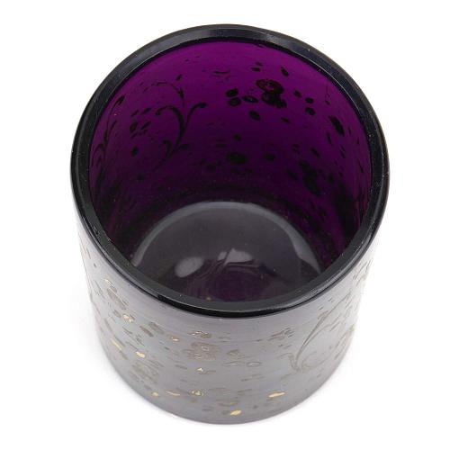 Стакан с цветочной росписью, Гусь Хрустальный.