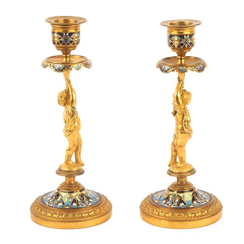 Подсвечники парные "День и Ночь"