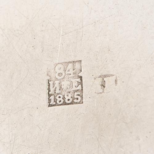 Икорница. Серебро царской России