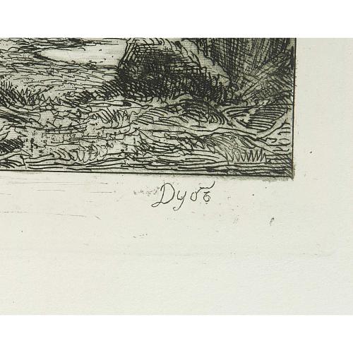 Офорт И.И.Шишкина «Дуб» 1886