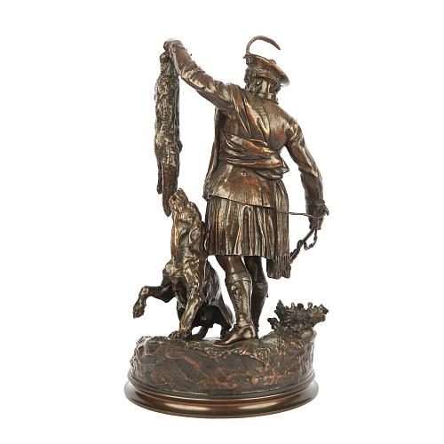 Скульптуры парные «Шотландские охотники». Мене.