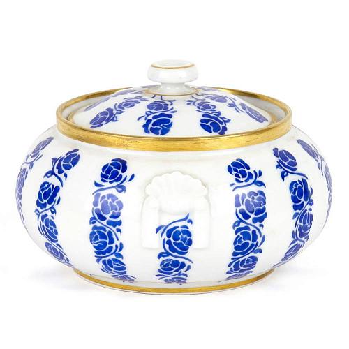 Сервиз на 6 персон "Синие розы". Н II