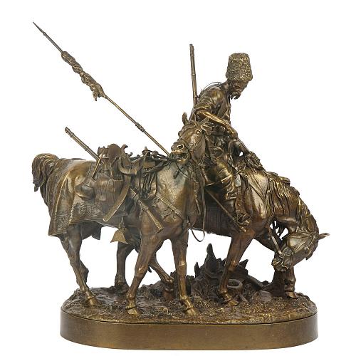 Композиция "Запорожец после битвы". Лансере.