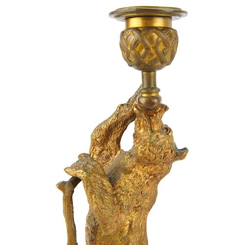 Пара подсвечников «Медведи»