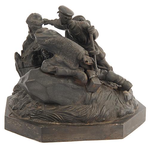 Чернильница «Партизаны». СССР. 1947 год.